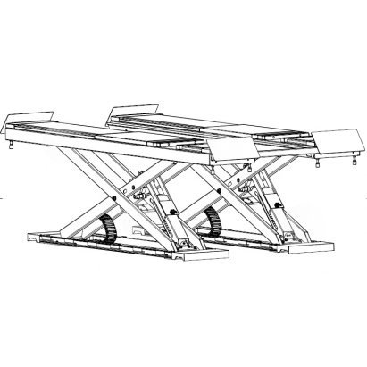 Подъёмник ножничный, г/п 5 т, Everlift HX50B.51L